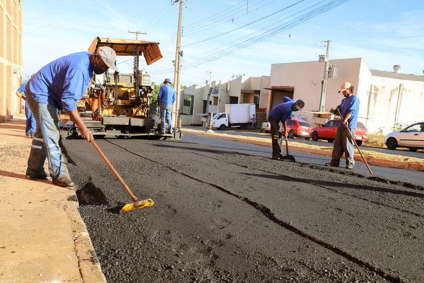 Parque Industrial Oeste recebe nova etapa de asfalto
