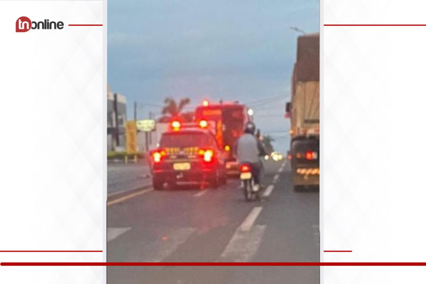 Siate registra acidente com moto na Avenida Minas Gerais