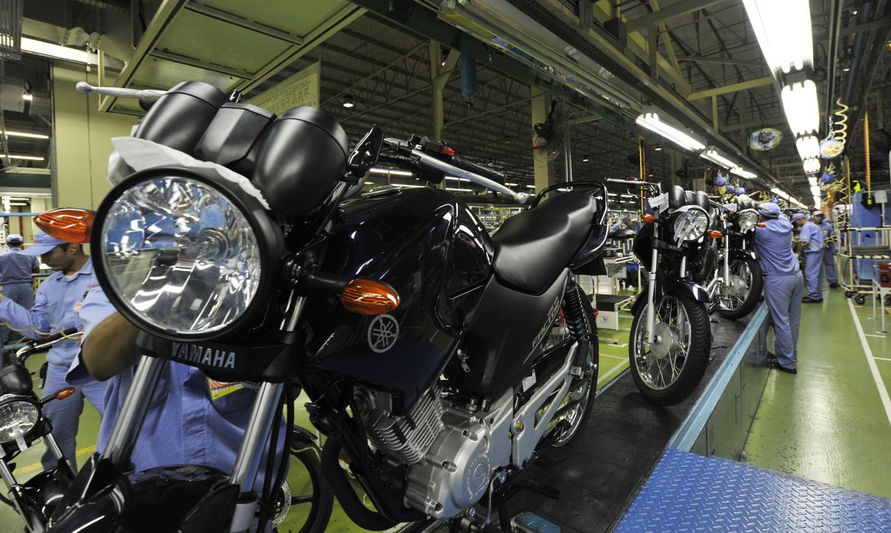 Produção de motocicletas tem aumento de 30,2% em agosto