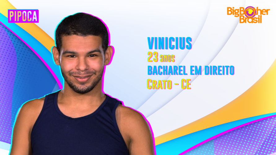 BBB22: Vinicius é integrante do grupo Pipoca; conheça