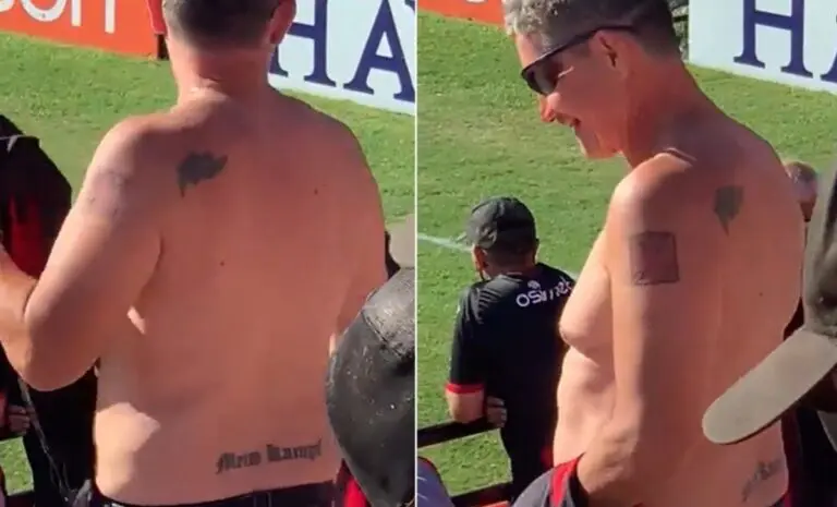 Torcida do Brasil-RS expulsa homem com tatuagens nazistas