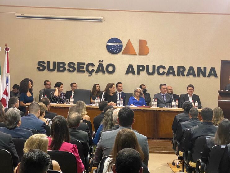 Ordem dos Advogados empossa nova diretoria em Apucarana