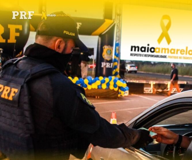 PRF inicia Maio Amarelo para conscientizar motoristas