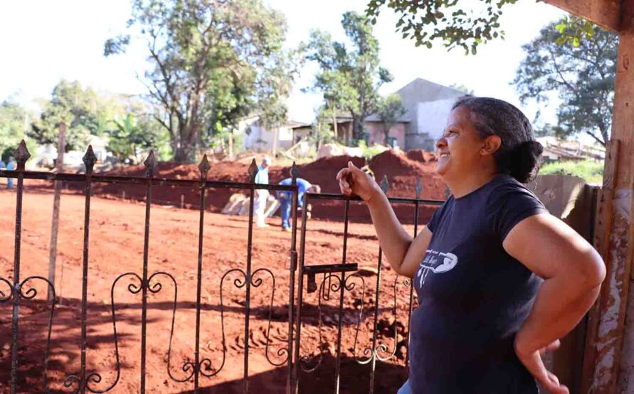Moradora de Ivaiporã agradece por obras na Rua Placídio Miranda