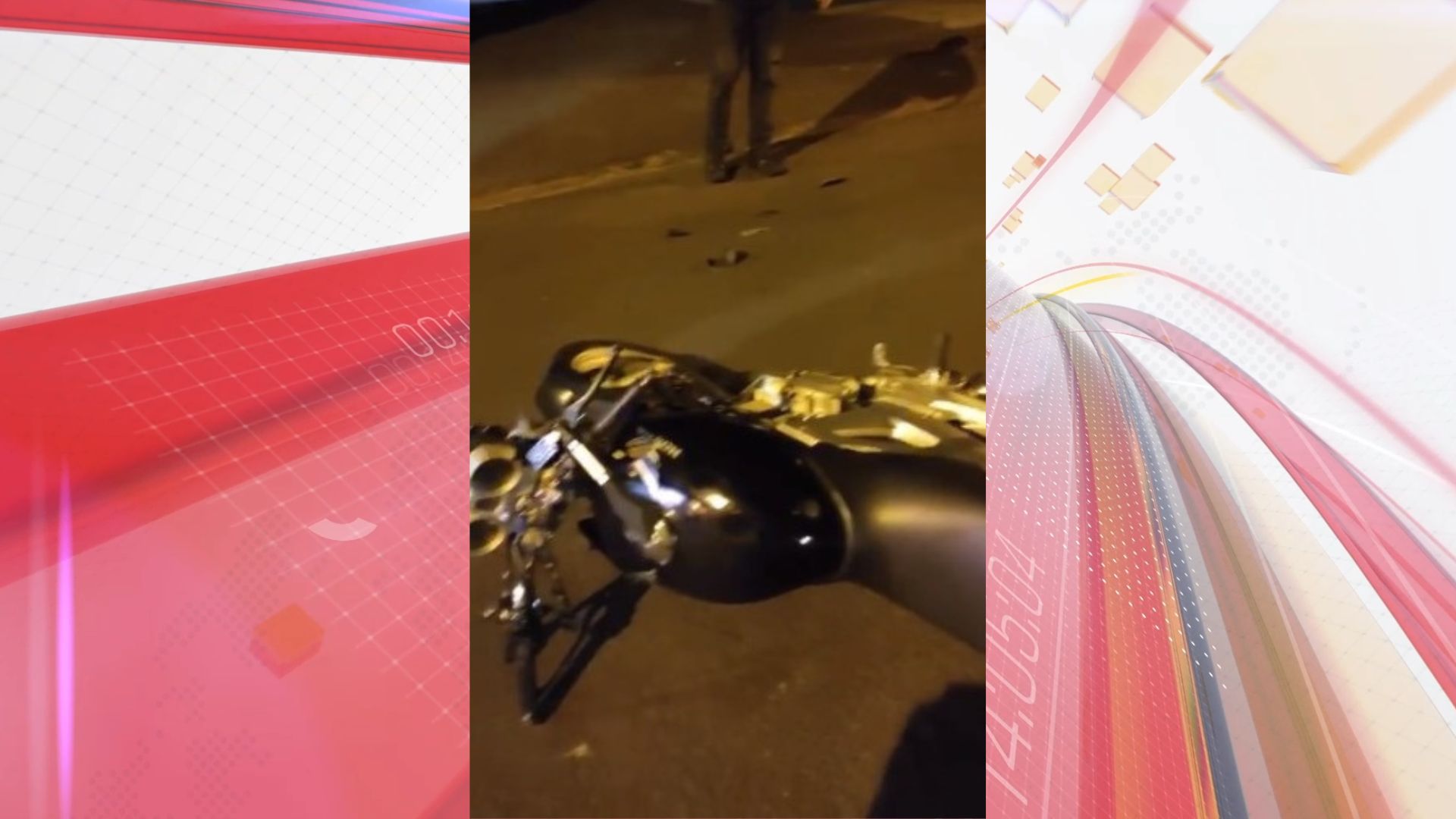 Motociclista fica ferido após colisão com carro próximo ao 'São José'
