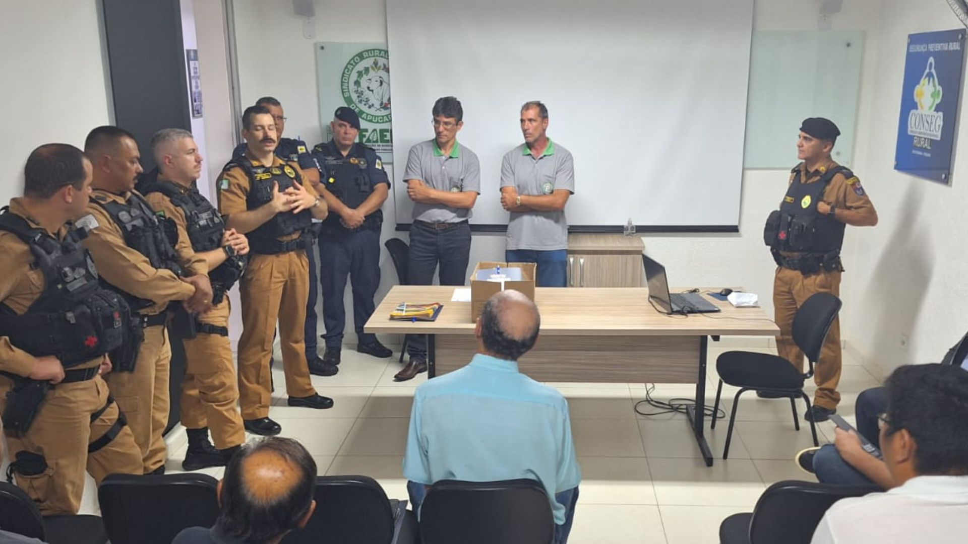 Reunião discute segurança nas propriedades rurais em Apucarana