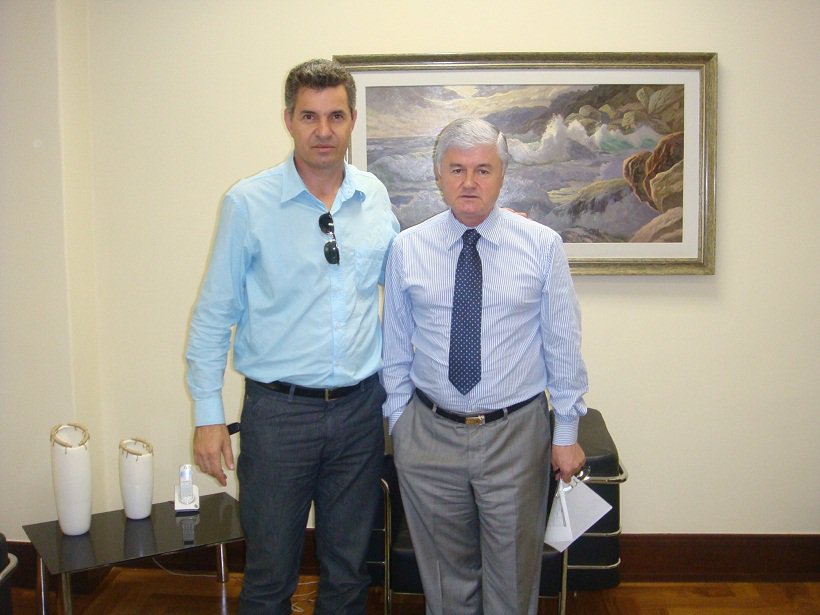 Sérgio do Cristma recebeu apoio incondicional do presidente do diretório estadual do PSDB, Valdir Rossoni