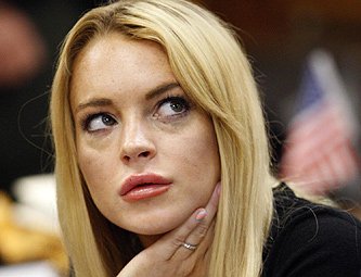 A atriz Lindsay Lohan, que deve receber US$ 1 milhão pela primeira entrevista após deixar a cadeia