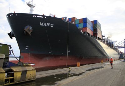 O Maipo faz parte de uma nova frota da C porta-contêineresSAV, que tem, ao todo, 12 navios