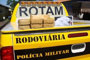 A droga saiu de Santa Terezinha de Itaipu-PR e seria entregue em Londrina
