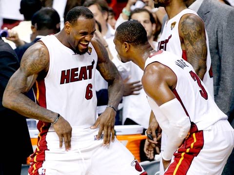 Agora o Heat tem uma campanha de 54 vitórias e 25 derrotas