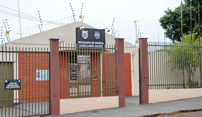 Cadeia de Marilândia do Sul fica anexa à delegacia de polícia. Foto: Delair Garcia/TN