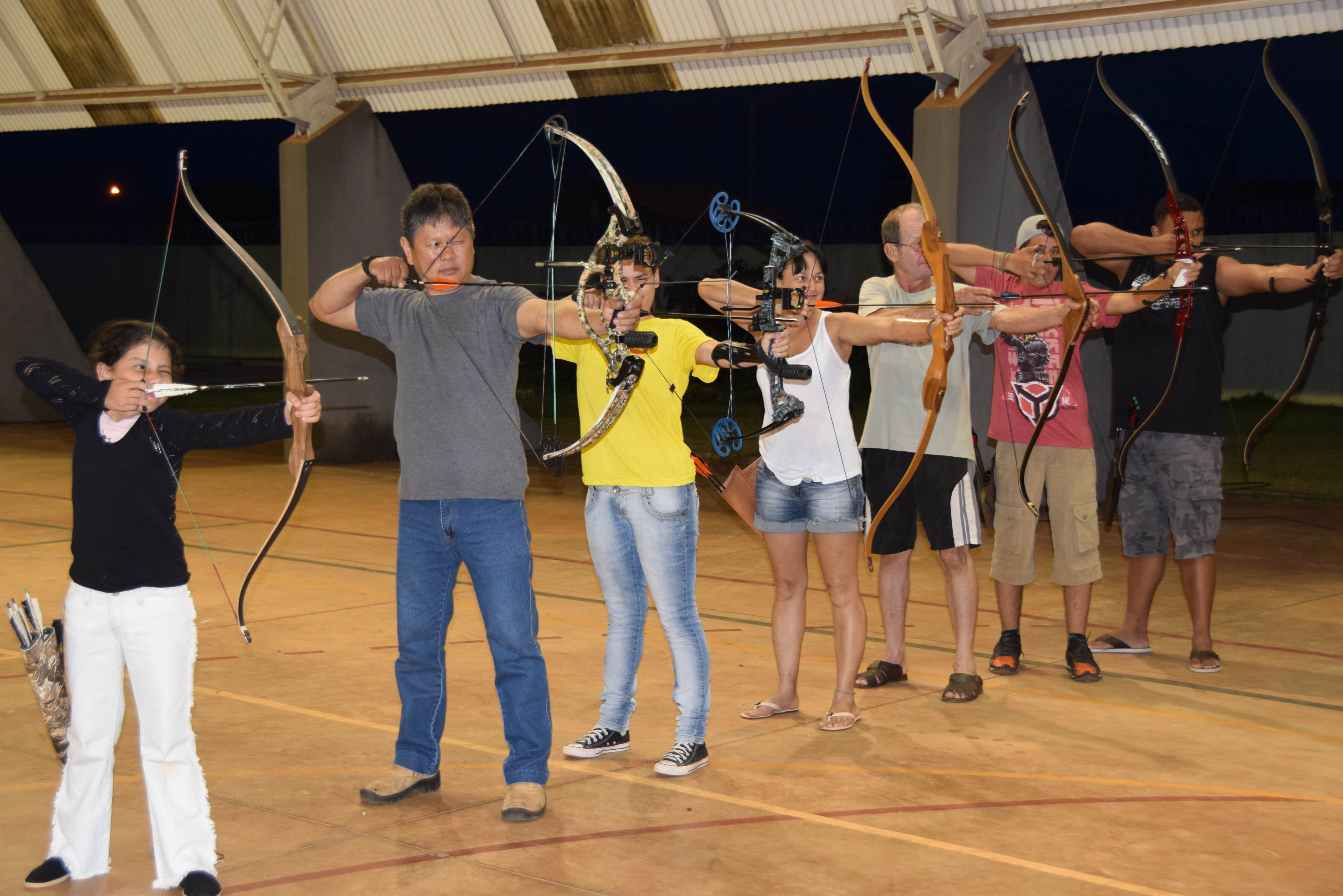 Em Ivaiporã, a prática do tiro com arco vem ganhando popularidade há cerca de três anos (Foto/Ivan Maldonado)
