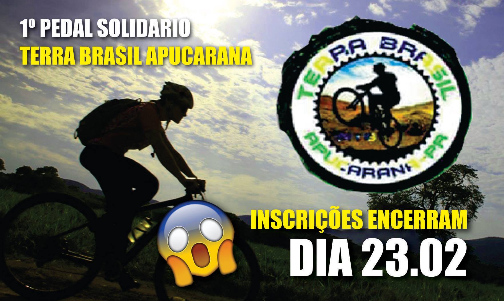 Acontece no dia 18 de março o 1º Pedal Solidário Terra Brasil