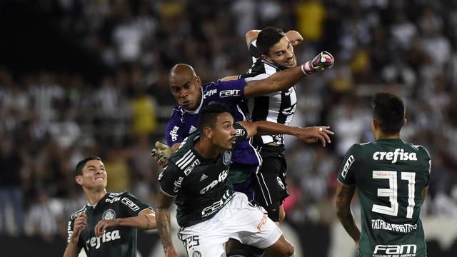 Palmeiras saiu na frente, mas cede empate ao Botafogo Foto: Reprodução - GloboEsporte