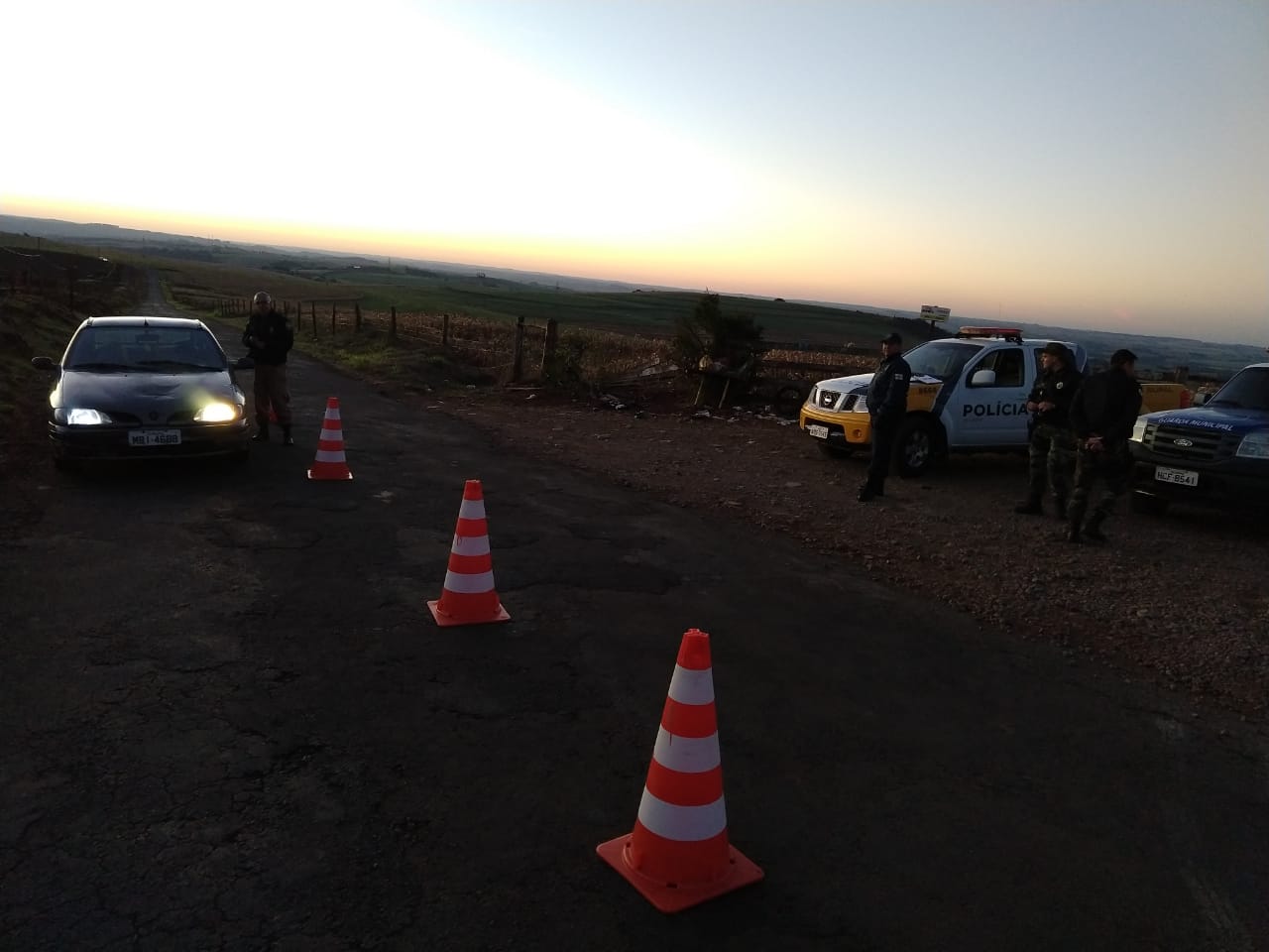 PM intensifica patrulhamento na zona rural de Apucarana - Foto: Divulgação - PM