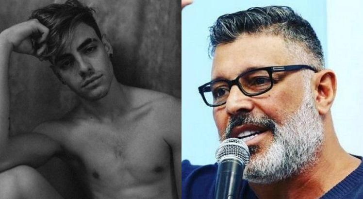 Mayã foi bloqueado pelo pai em rede social pelo pai, o ex-ator pornô Alexandre Frota - Foto: Reprodução/Twitter/Instagram