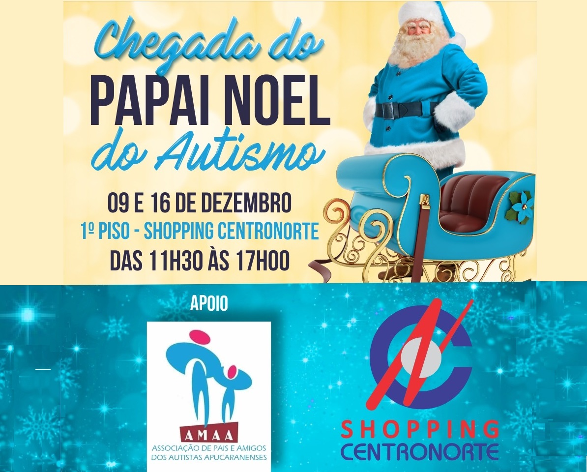 Papai Noel do autismo promove inclusão em Apucarana