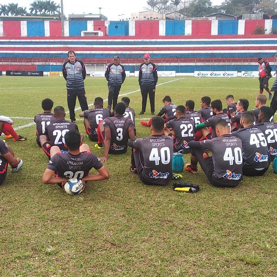 O Apucarana Sports volta aos treinos visando o returno da Taça Federação na categoria sub-23 - Foto: Apucarana Sports/Divulgação