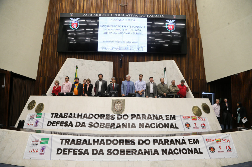 Paraná recebe Frente engajada na defesa da soberania nacional