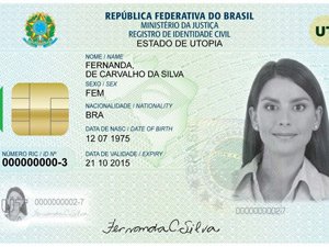 Nova carteira de identidade nacional terá chip com dados como altura e impressão digital.