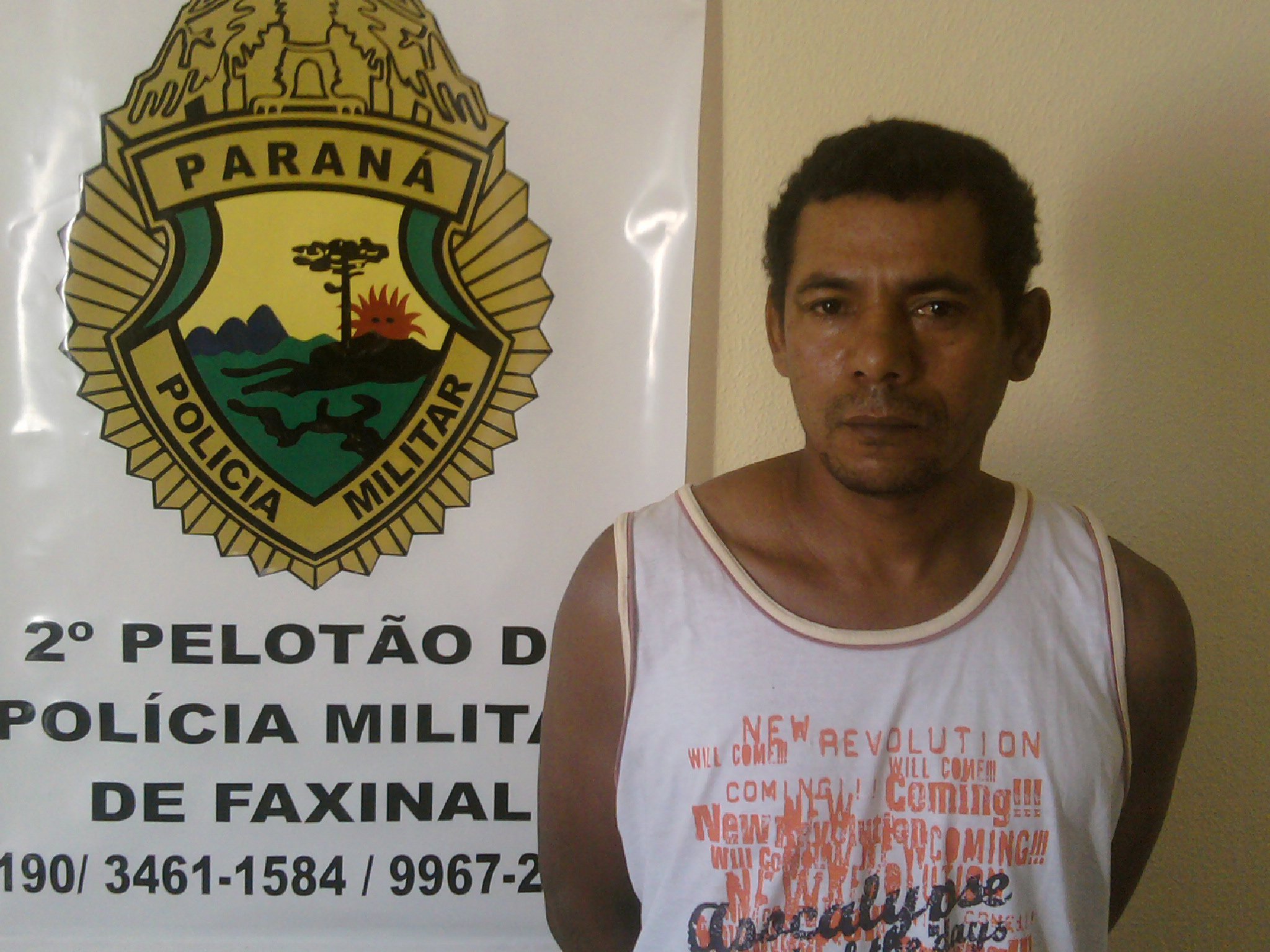 Bendito Aparecido, o "Neguinho", de 42 anos, foi preso com arma de uso restrito