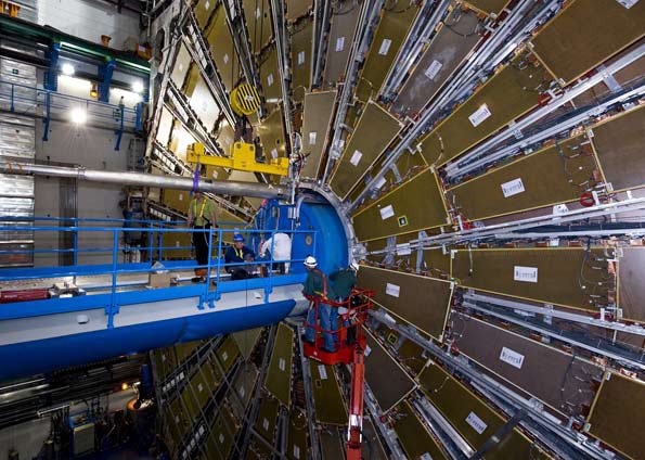 Um dos detectores do LHC