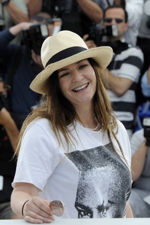 Lynne Ramsay posa para fotógrafos em Cannes