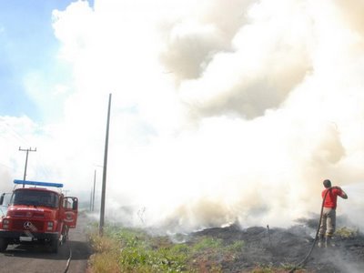 Bombeiros registram mais oito queimadas no município de Apucarana