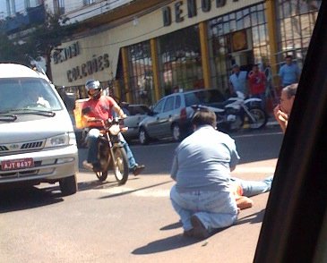 Acidentes de trânsito na área central de Apucarana ocorrem com frequência