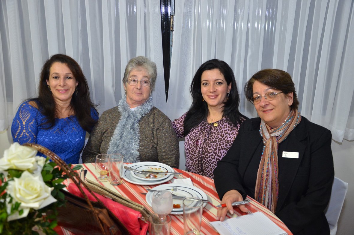 Maria José Machado, neuza Garcia, Marcia Hirano e Lucia Faria