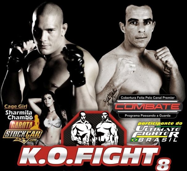 O campeonato K.O.Fight terá oito combates, entre os lutadores está Fernando Duarte, ex-participante do programa The Ultimate Fighter Brasil.