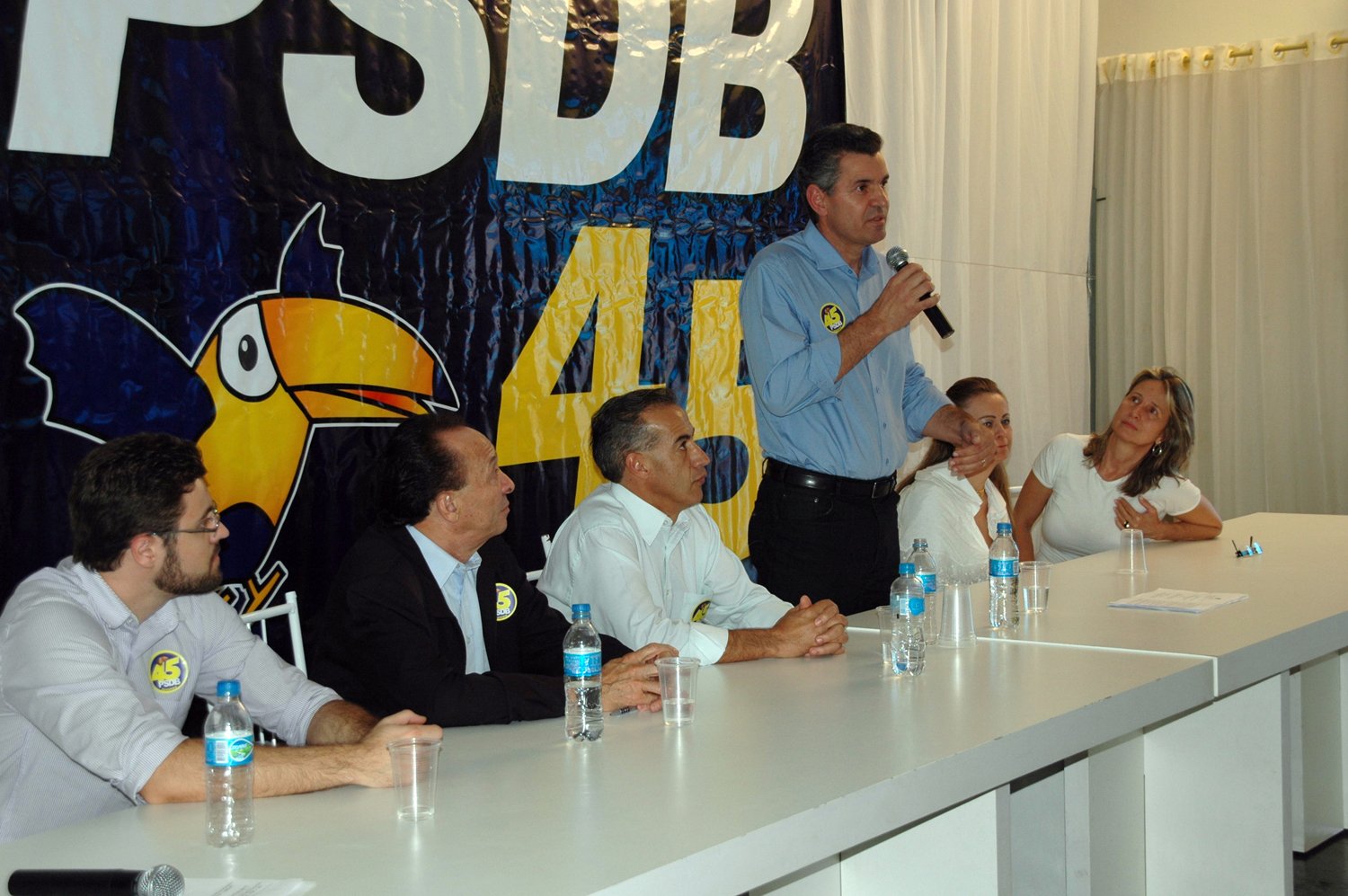 Sérgio do Cristma discursa: “Nós vamos ganhar esta eleição e implantar um novo jeito de se fazer política em Apucarana”