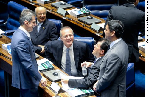 Renan Calheiros é eleito presidente do Senado