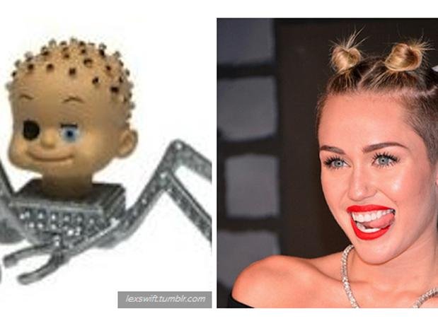 Boneco do filme "Toy Story" comparado a foto da cantora: ironia (Reprodução)