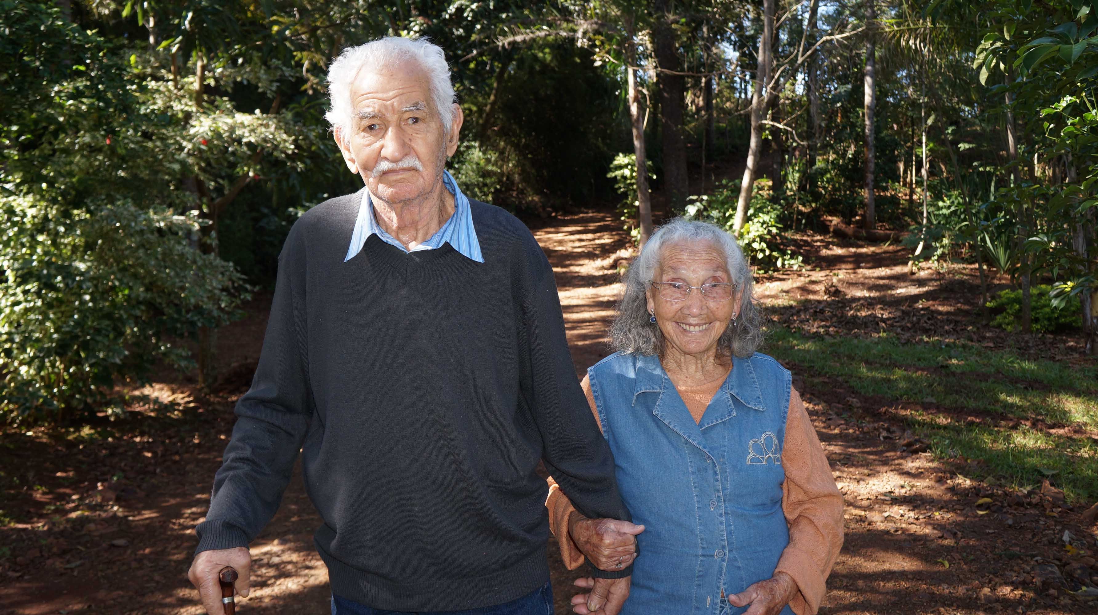 "Ela é tudo para mim , sempre foi e continuará sendo a mulher que pedi a Deus” Veridiano Vieira, agricultor aposentado