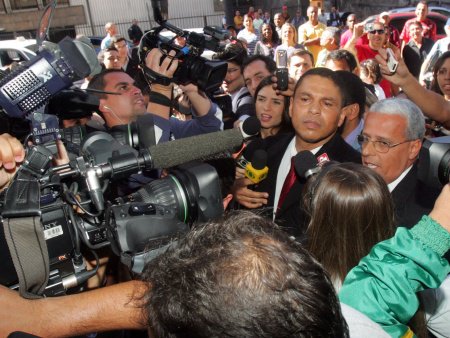 Mizael Bispo prestou depoimento na sede do DHPP, no centro de São Paulo, na manhã desta terça-feira