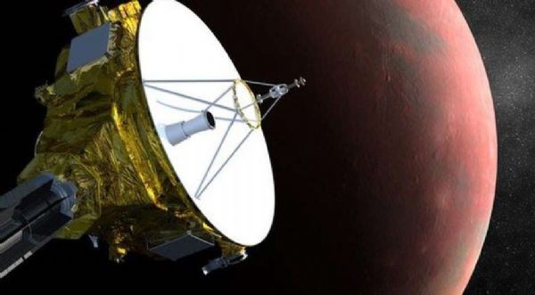 Representação da sonda New Horizons, que se aproxima de Plutão e fará fotos inéditas do planeta anão - Fonte da imagem: olhardireto.com.br