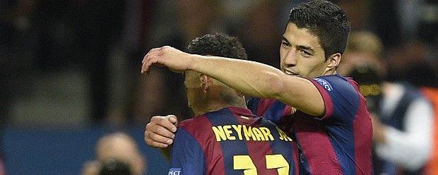 Com gol de Neymar, Barcelona faz 3 a 1 na Juventus e ganha a Liga dos Campeões - Foto AFP