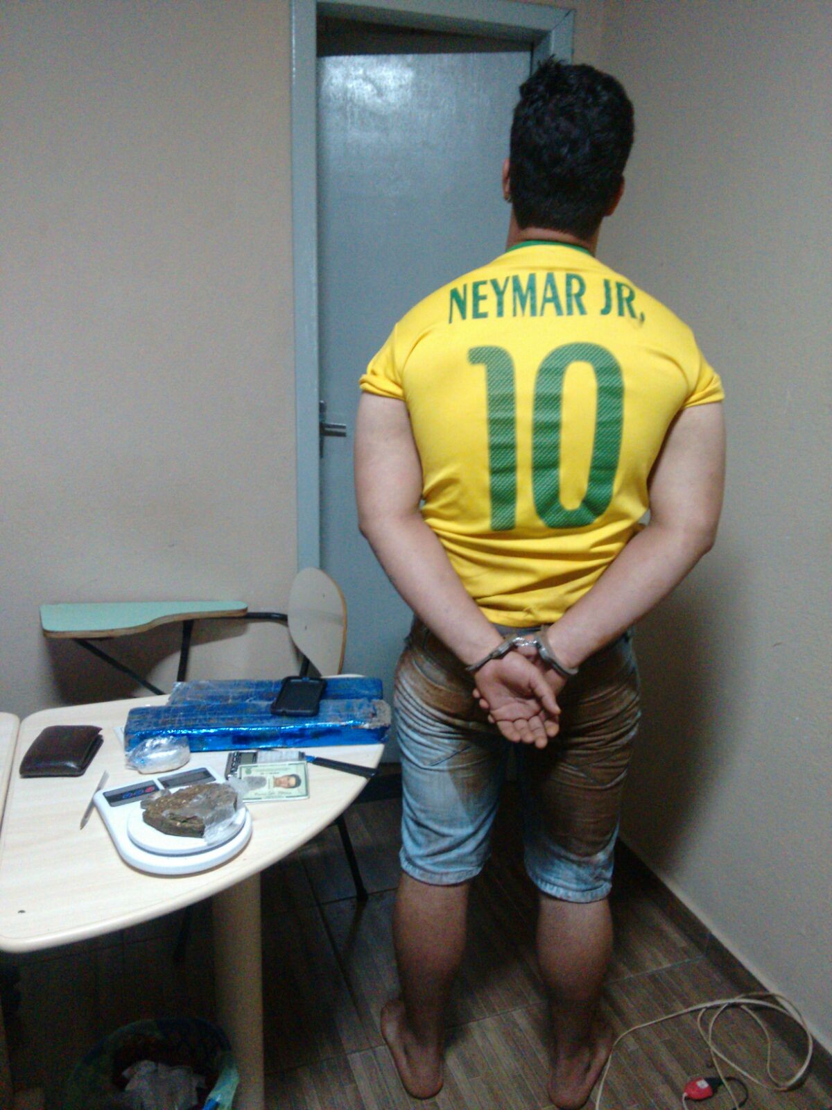 Renan foi preso na madrugada de domingo após assalto a posto de combustível na noite anterior (Foto/Divulgação)