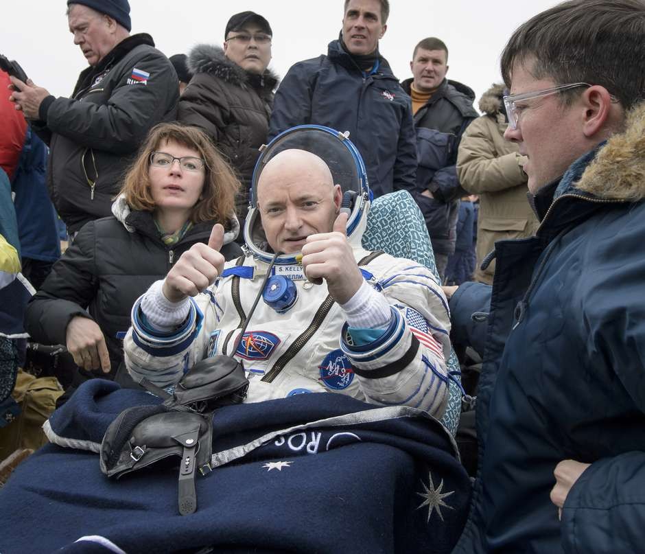 Astronauta americano Scott Kelly, que passou 340 dias no espaço (Foto: Divulgação/Getty Imagens)