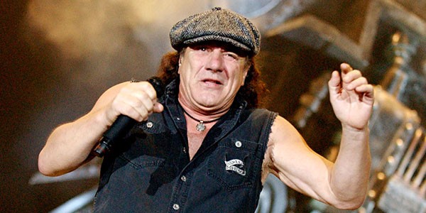 Brian Johnson, o vocalista do AC/DC, abandou o grupo durante a turnê mundial "Rock or Bust" (Divulgação)