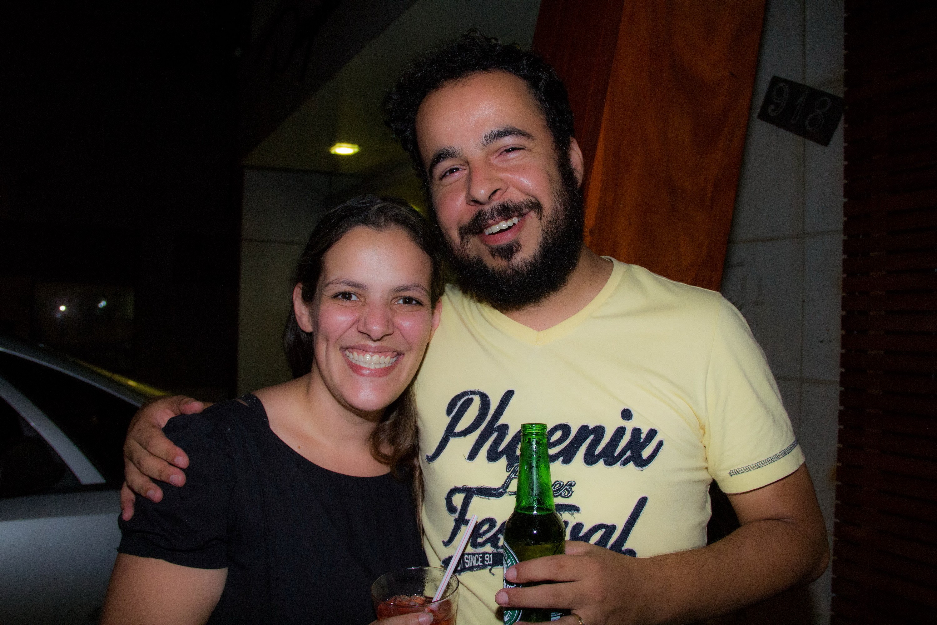 Aline Borges e Fernando Campos