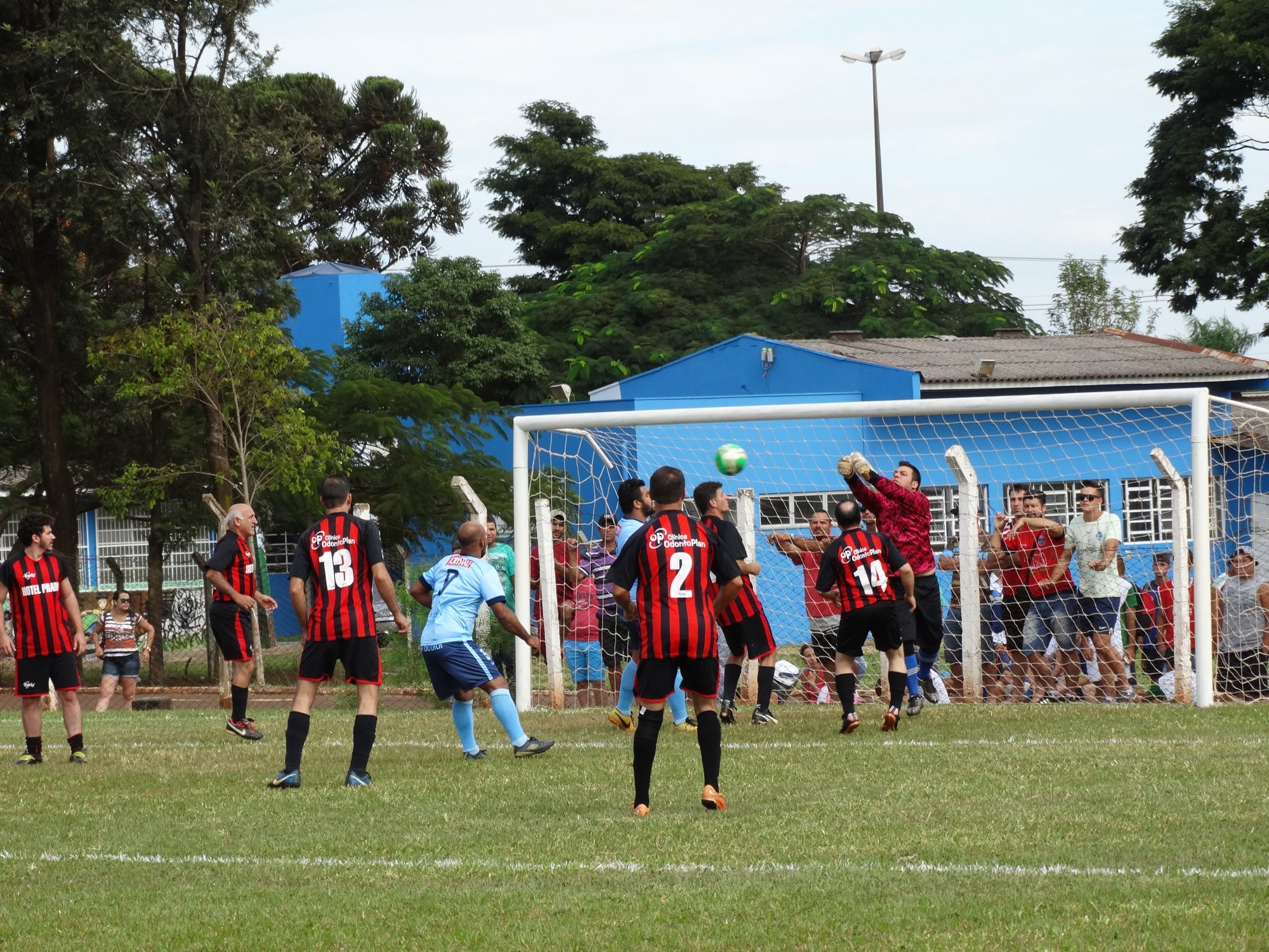 Atletas araponguenses durante a partida (Foto: Divulgação/Assessoria de imprensa)