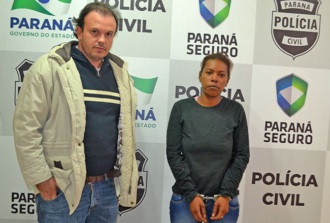 O delegado autuou a mulher por tráfico de drogas e a encaminhou ao setor de carceragem - Foto: Paraná Centro