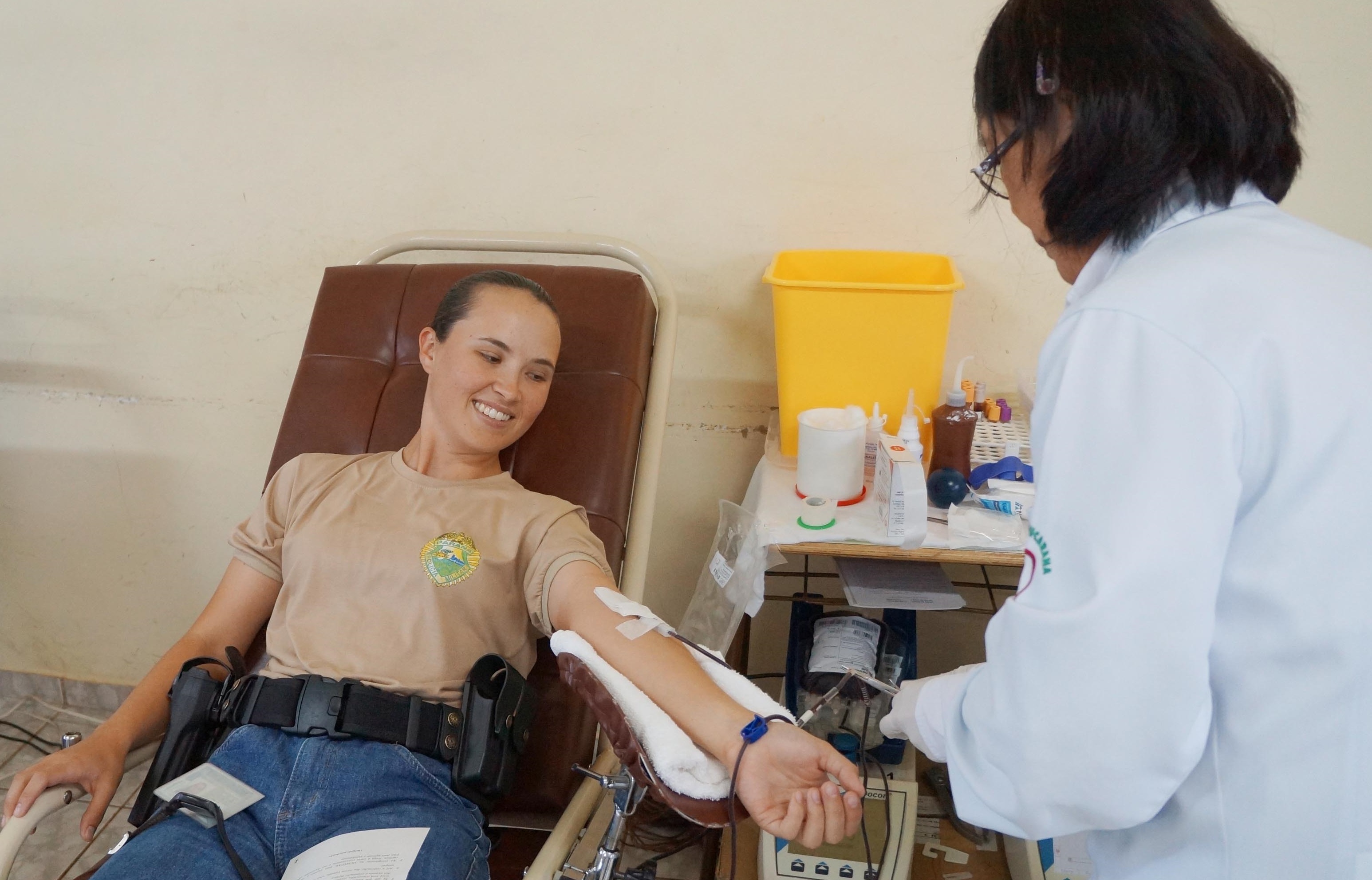 Doações irão repor o banco de sangue de Apucarana. (Foto - Ivan Maldonado)