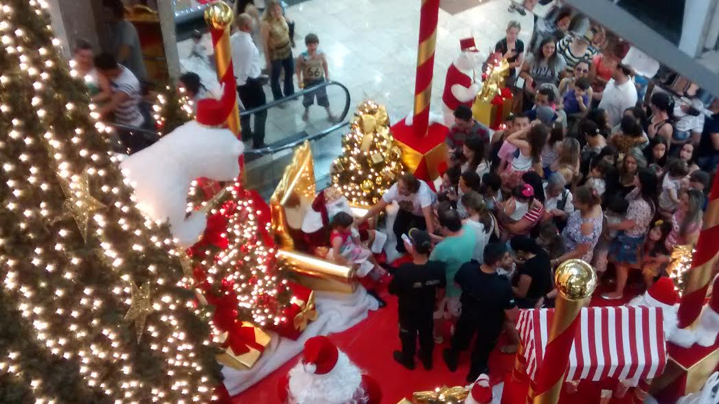 Papai Noel abre programação de Natal do Shopping CentroNorte - Foto Jose Luiz Mendes