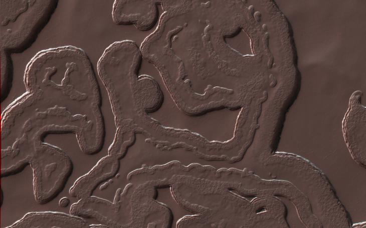 Cientistas da agência espacial norte-americana divulgaram recentemente imagem do Polo Sul de Marte - Imagem:  portal photojournal.jpl.nasa.gov/catalog