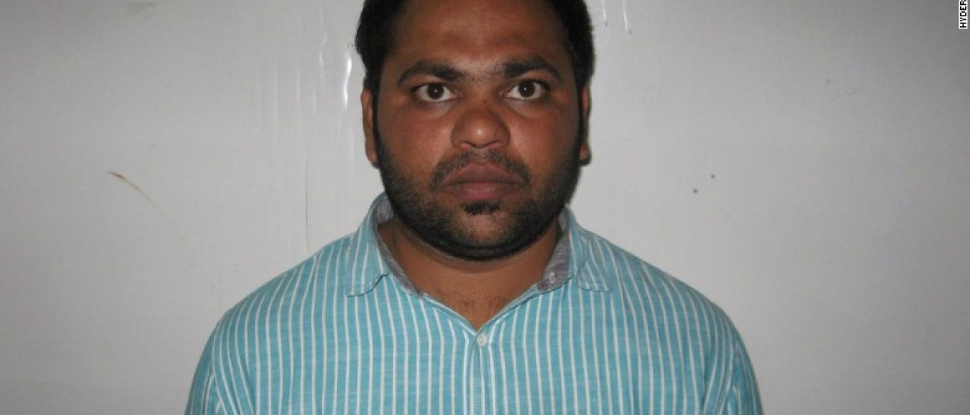Vamshi Krishna, que enviou e-mail falso sobre terrorismo, foi preso pela polícia de Hyderab Foto - The Hindu