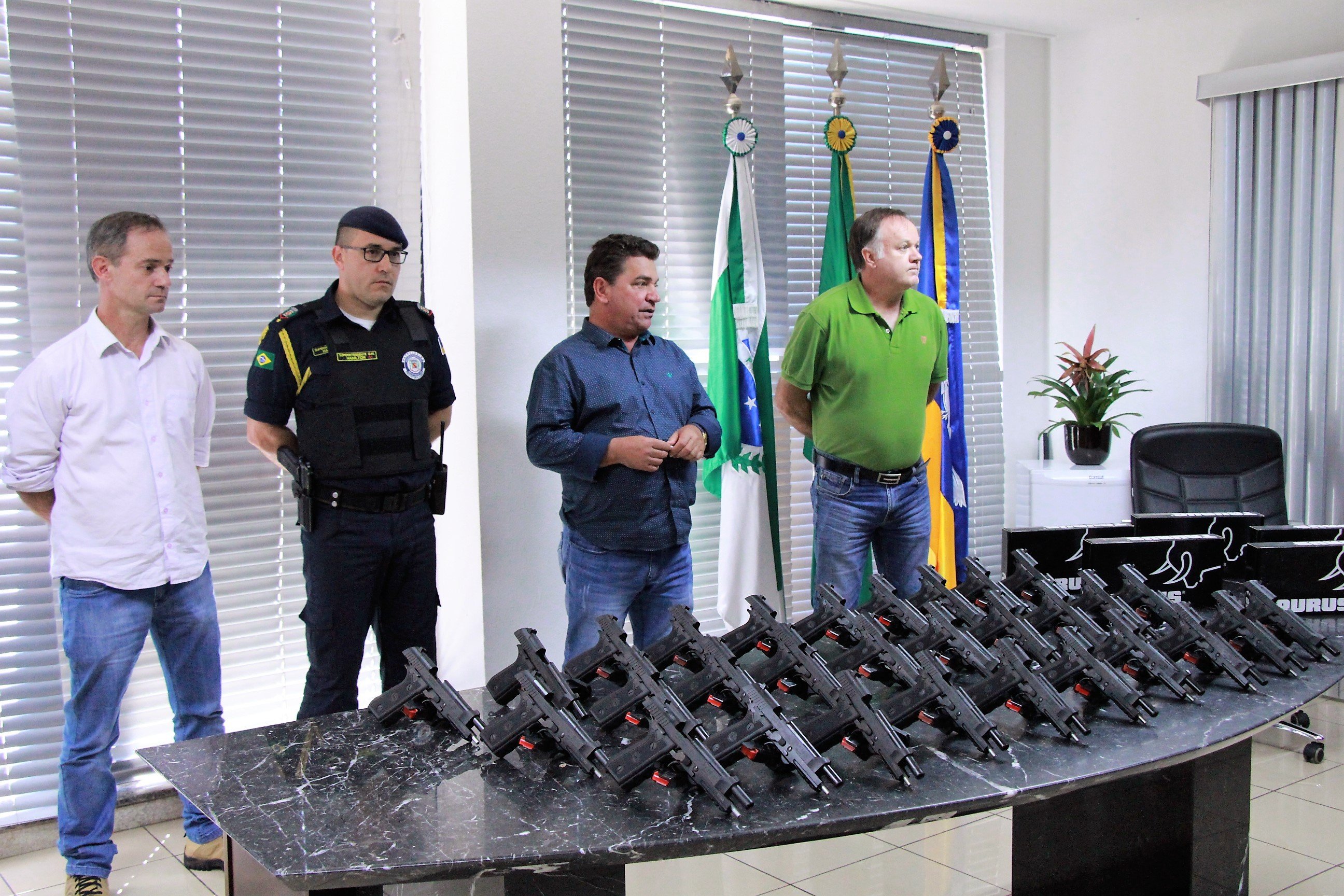 Armas foram adquiridas com investimento de R$ 111 mil. Foto: Assessoria